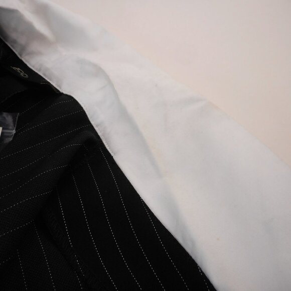 NWT Lane Bryant Wrap Shirt Dress Black with Contrast White Collar Womens Size 18 - Picture 10 of 10